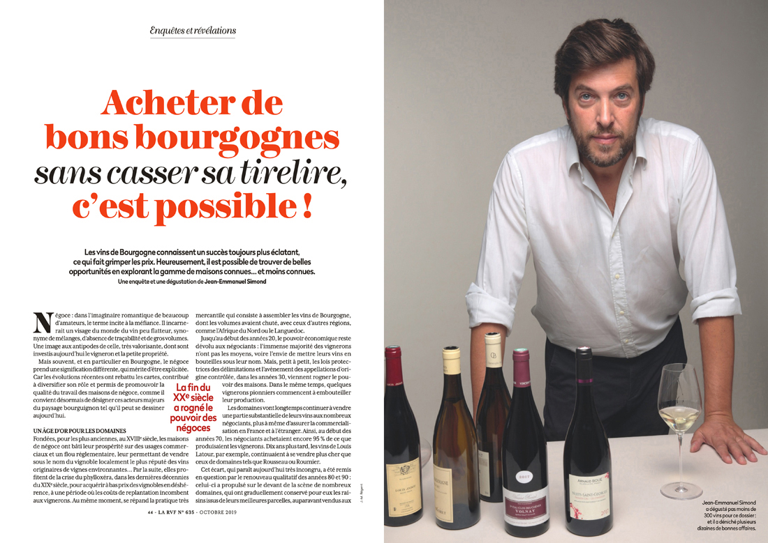 «Octobre 2019» de la revue «La RVF»